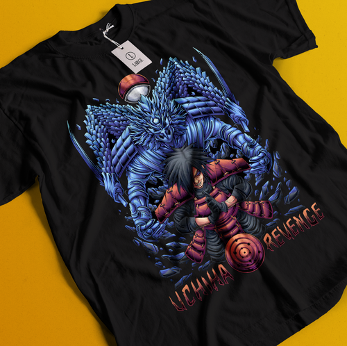 T-shirt Personnalisé Naruto Jiraya – Rêve D’un Ramen, Polyester, Fait Main En France