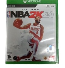 NBA 2K'21   Microsoft XBOX ONE Replacement Case  Manual XB1 Clean 