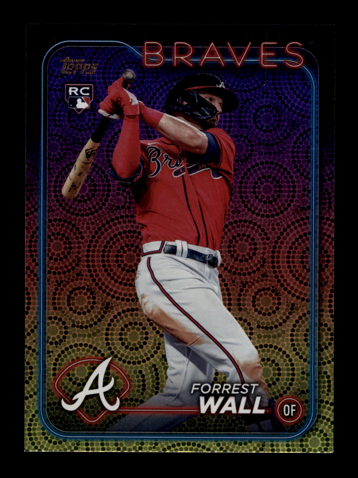 2024 Topps Holiday #391 Forrest Wall RC Atlanta Braves