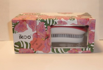 Ikoo brush  paradise collection pocket  white  fireball