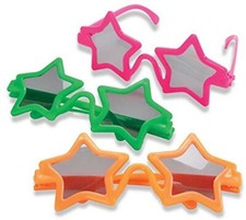 2 Star Sunglasses Rock n Roll Music Theme Party Favors Birthday Gift Party Prop