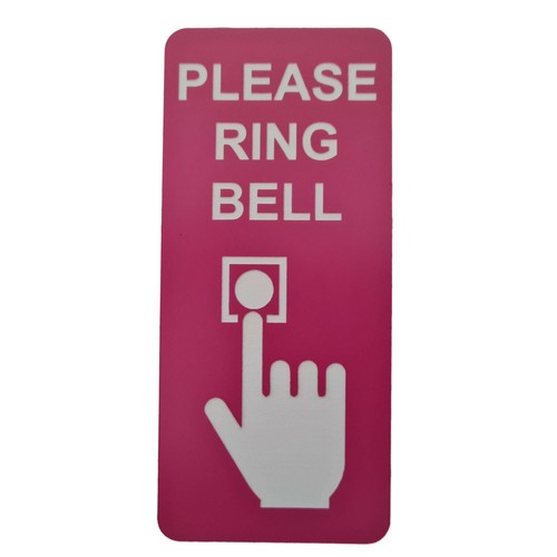 Please Ring Bell Sign Plaque Door Doorbell Buzzer Push Button Intercom - Picture 6 of 161