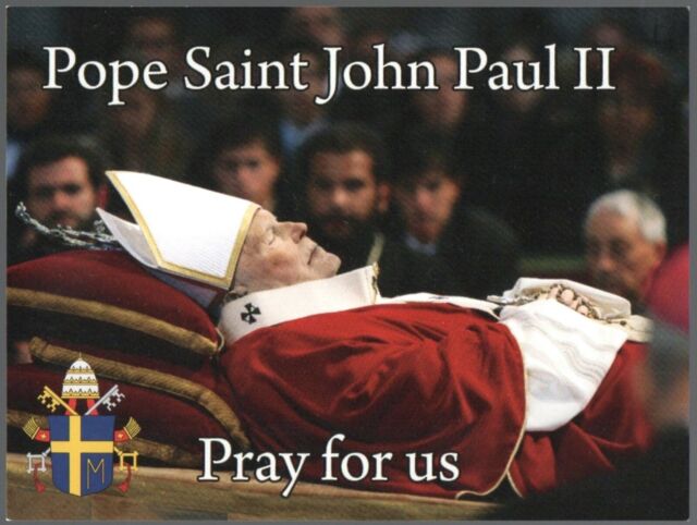 ❤ SELTENE KARTE_10 4 x 13 8_ ✟2005 _Papst JOHANNES PAUL II_Vatikan_Postkarte