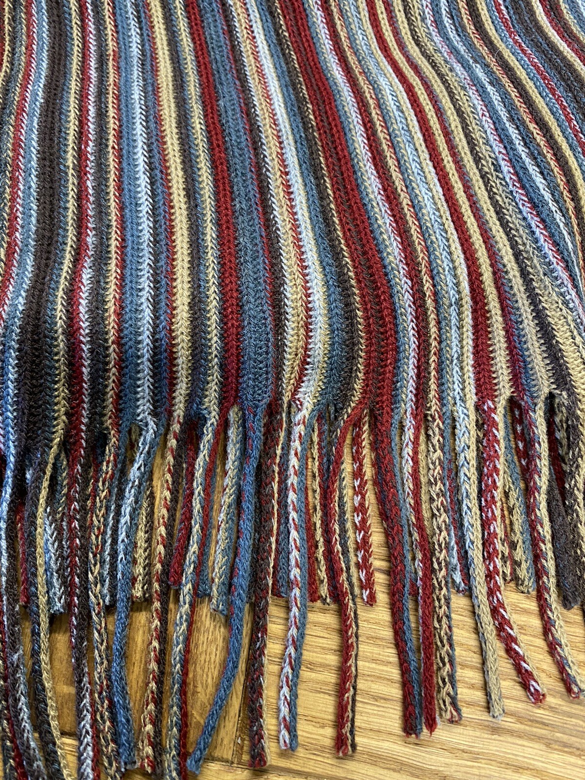 BNWT Mens Dunnes Grey Knitted Stripe Scarf 180 X 30cm eBay