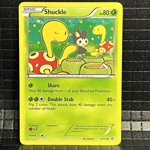 Carte rare Pokémon Shuckle #3/113 trésors légendaires - Photo 1/4