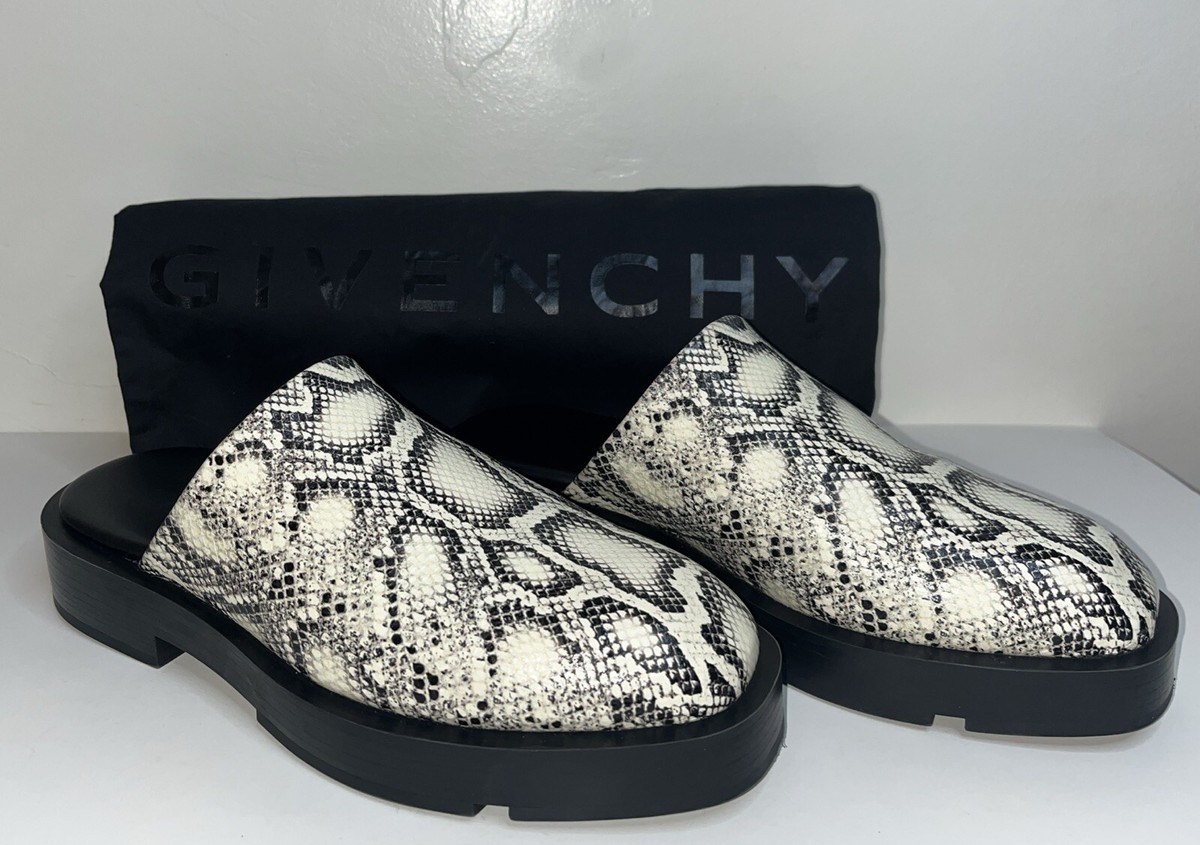 Givenchy Slide Sandals Leather Python US W 9.5 M 7/Eur 40  display picture 3