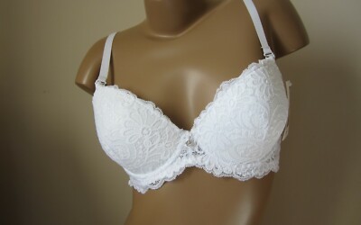 Soutien gorge push-up /armatures Blanc 90 à 115 bonnet C