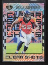 2019 Panini Illusions Clear Shots Bradley Chubb #CS-BC Denver Broncos