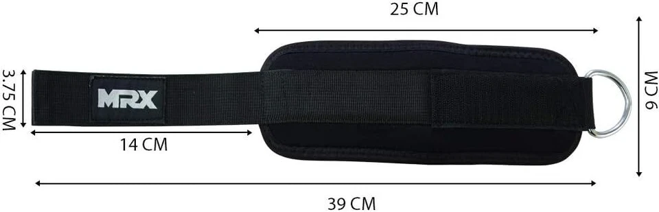 Tobillo D Anillo Correa Muslo Polea para Levantamiento de Pesas Acolchado Tobillera Puño Correas de Gimnasio Foto 2 de 4