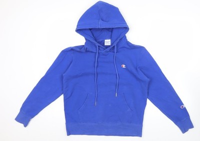 Mens UK S Regular Champion Blue Pullover Hoodie