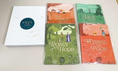 Infini Book Reader + Extras (3 Pigs, Jack & Beanstalk, Robin Hood, Winnie) New!
