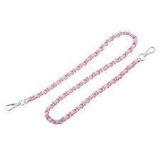 Purse Chain Strap, 32" Purse Strap Shoulder Bag Replacement Strap, Pink Silver