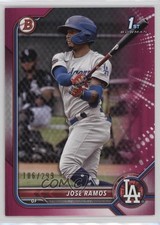 2022 Bowman Prospects Fuchsia Border 106/299 Jose Ramos #BP-129 2r8
