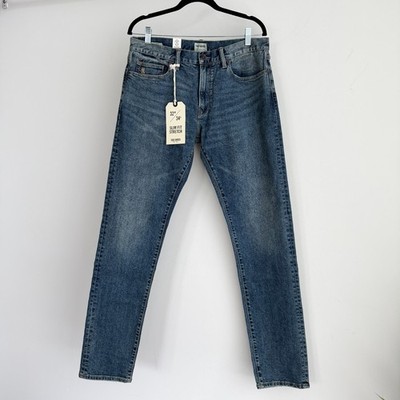 Todd Snyder Jeans 32x34 Slim Fit Stretch Denim Medium Indigo Wash Pants casual