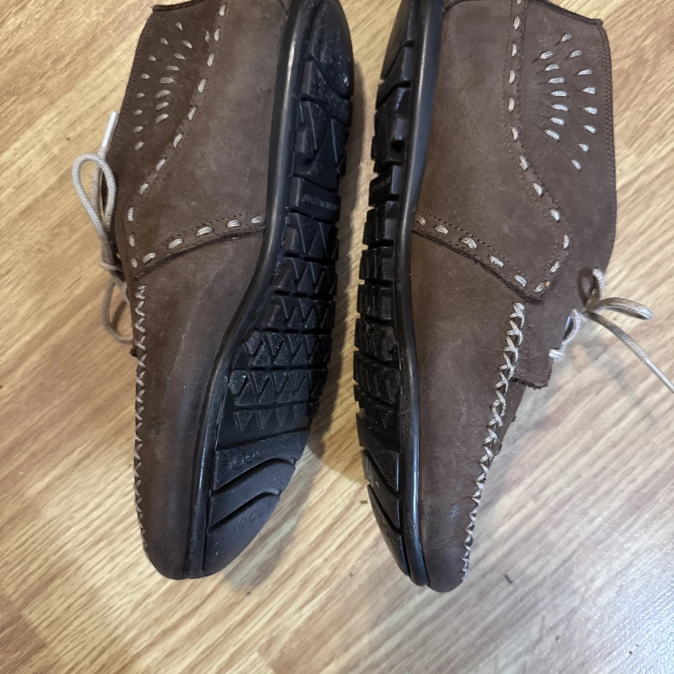 Zapatos estilo mocasines Hush Puppies de cuero marrón. Talla 7,5 Foto 4 de 4