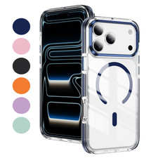 For iPhone 17 Pro Max Case 17 Air Shockproof Mag Safe Slim Cover Tempered Glass