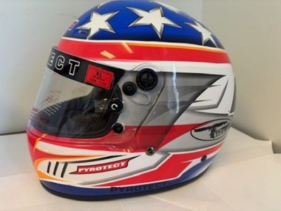 Pyrotect SA2015 Pro Airflow Rebel Helmet with Patrioteer Graphics Medium