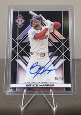 2025 Topps Transcendent Icons - Bryce Harper Black Refractor /10 Auto - Phillies