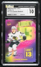 2023 Upper Deck Fleer Ultra Lucky 13 Connor Bedard #L13-2 CGC 10 Gem Mint 1jw0
