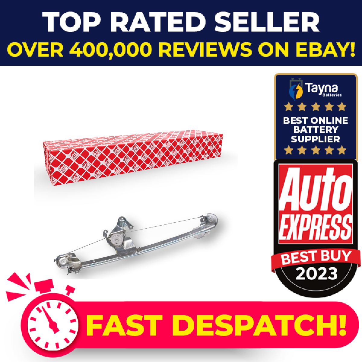 Window Regulator Rear Right 24140 Febi Mechanism Lifter A2107301646 2107301646