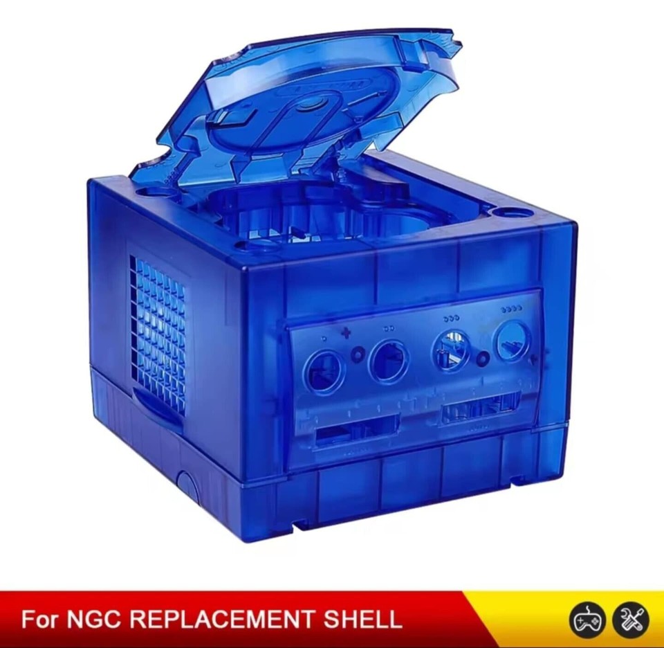 Gamecube Full Replacement Console Shell Housing Transparent Gameboy ...