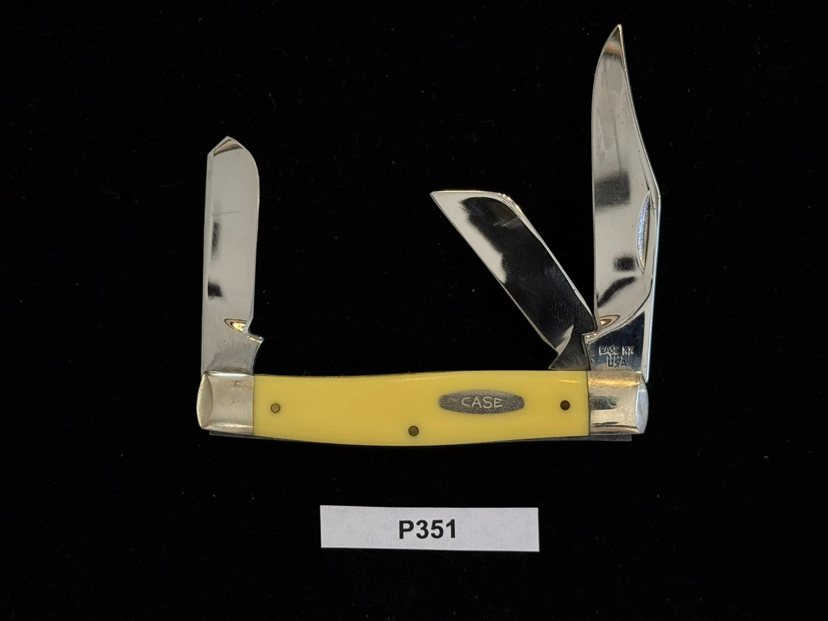 Case XX Yellow Factory Manufacture Vintage Folding Knives for sale