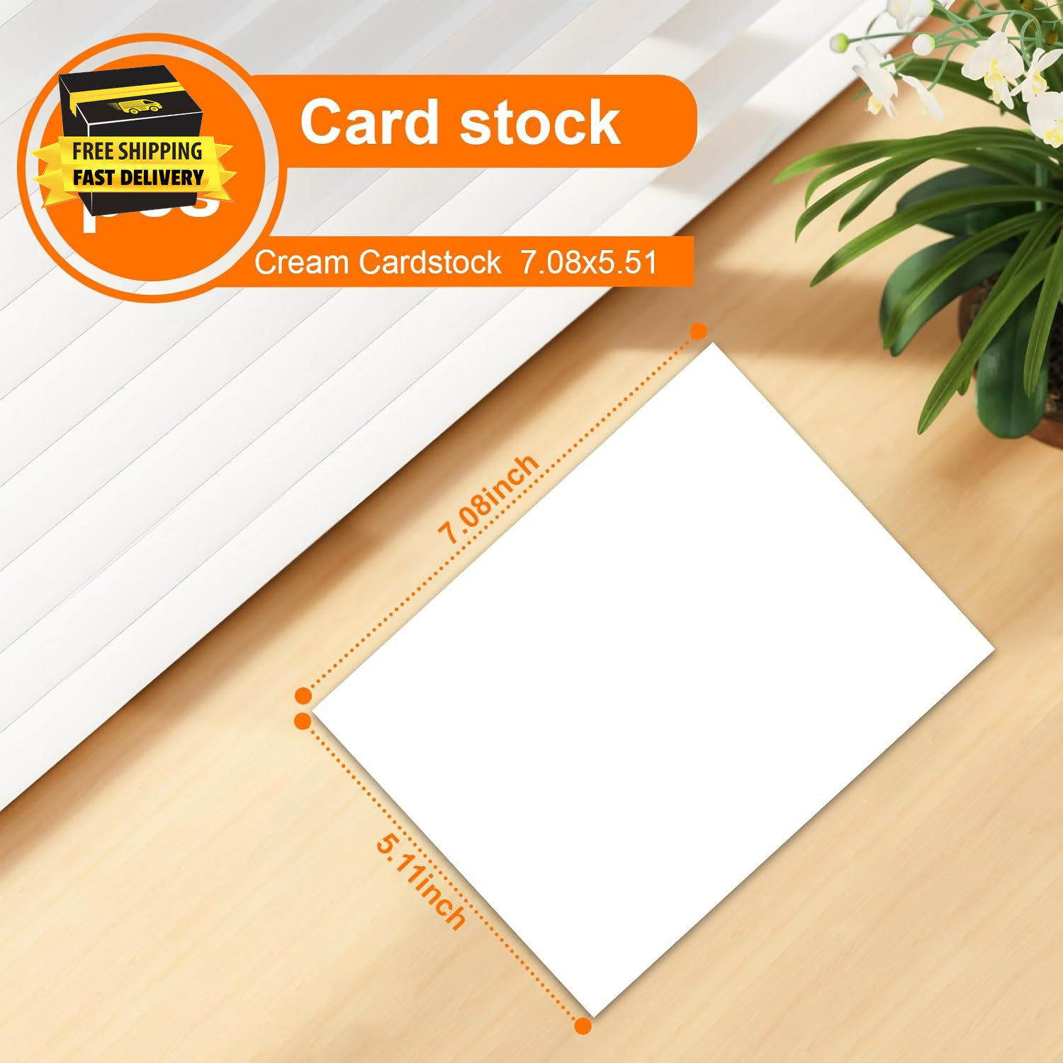 50 Sheets Thick Cardstock, 250GSM Blank Cardstock for Invitations, for DIY Proje