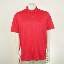 Tommy Bahama IslandZone Polo Shirt Mens XL Red Floral Aloha Hawaiian Jacquard