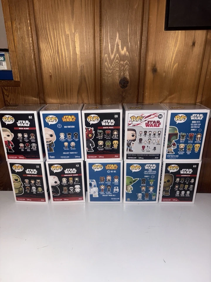 Lote de 10 Funko Pops Star Wars - Imagem 2 de 4