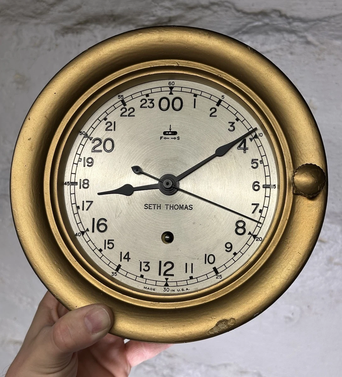 US Navy Antique Original Maritime Clocks for sale | eBay