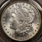 1885-O Morgan dollar, PCGS MS65+, incredibly fresh & frosty!! DKRC