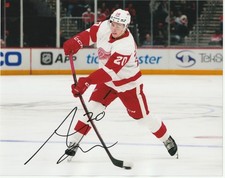 ALBERT JOHANSSON DETROIT RED WINGS 8X10 AUTOGRAPHED SIGNED PHOTO WITH COA