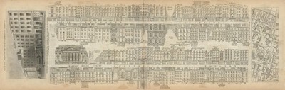 Tallis London Street View #38 Cheapside (Osten), Geflügel & Herrenhaus 1839 Karte