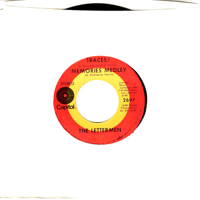 The Lettermen:   Traces / Memories Medley .. 45 RPM 8658