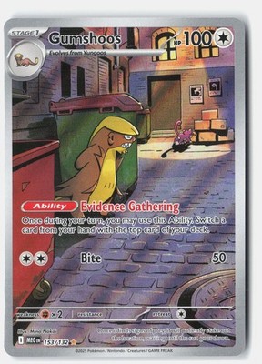 Gumshoos Illustration Rare MEG 153/132 NM