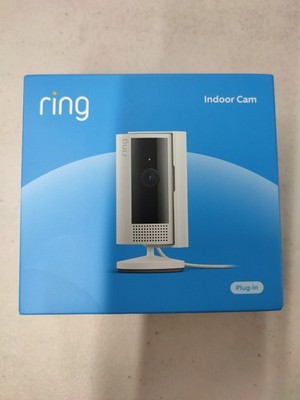 Ring Indoor Cam 2nd Gen Plug-In 1080p HD WiFi Security Camera White Ships Free