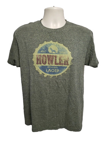 Howler Premium Lager NYC 1995 Adult Medium Green TShirt