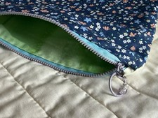 Flower Design Makeup Bag With Zipper
