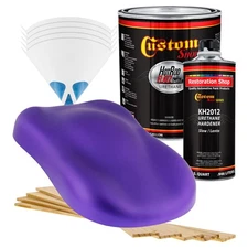 HOT ROD FLATZ Passion Purple Pearl Gallon Kit URETHANE Flat Auto Car Paint Kit