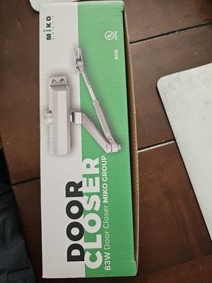 Miko Automatic Door Closer - Hydraulic, Medium/Heavy Duty, Commercial/Home