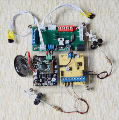 1 set HO scale crossing signal + 1 automatic control system sound effect & flash
