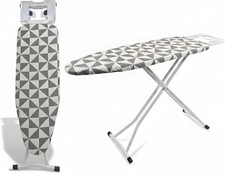 Image of Ironing Board Folding Adjustable Height Steam Rest Compact 110x30cm