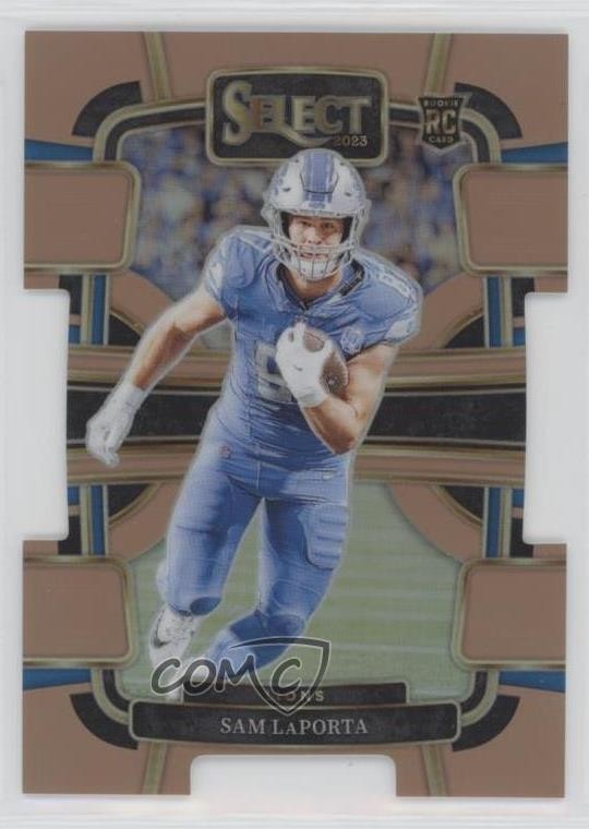 2023 Panini Select Concourse Copper Prizm Die-Cut /299 Sam LaPorta #35 b2t