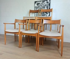 Set of 8 Mid Century Dining Chairs Including 2 Carvers, Delivery Available