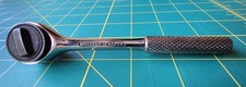 WILLIAMS USA #M-52A 1/4" DRIVE ROUND HEAD CHROME KNURLED HANDLE RATCHET