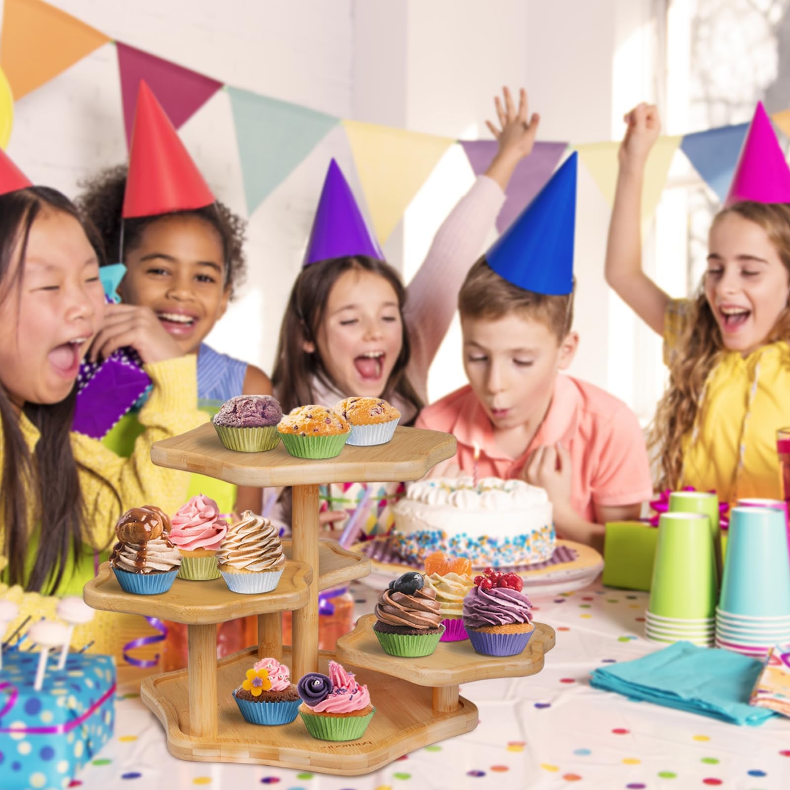 240PCS Metallic Foil Cupcake Liners 2 Inch Standard Size 6 Colors