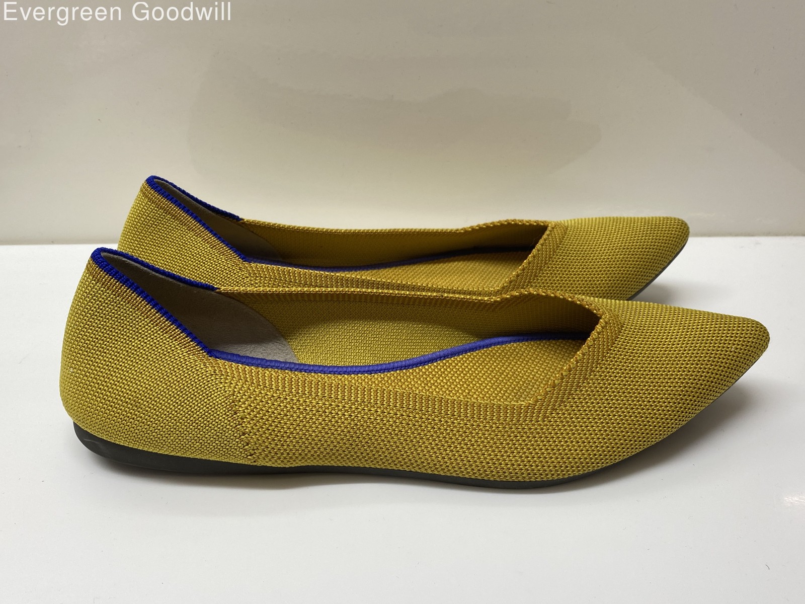 Rothy's Women's The Point Marigold Slip-On Pointed Toe Ballet Flats Size 9