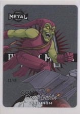 2022 Marvel Metal Universe Spider-Man Planet Platinum 13/49 Green Goblin 2nv