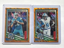 2025 Score - Jameson Williams #134 AND Jared Goff #154  /799