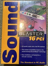 New Sealed 2000 Creative Sound Blaster 16 PCI 5047401001 Sound Card In 11  Box